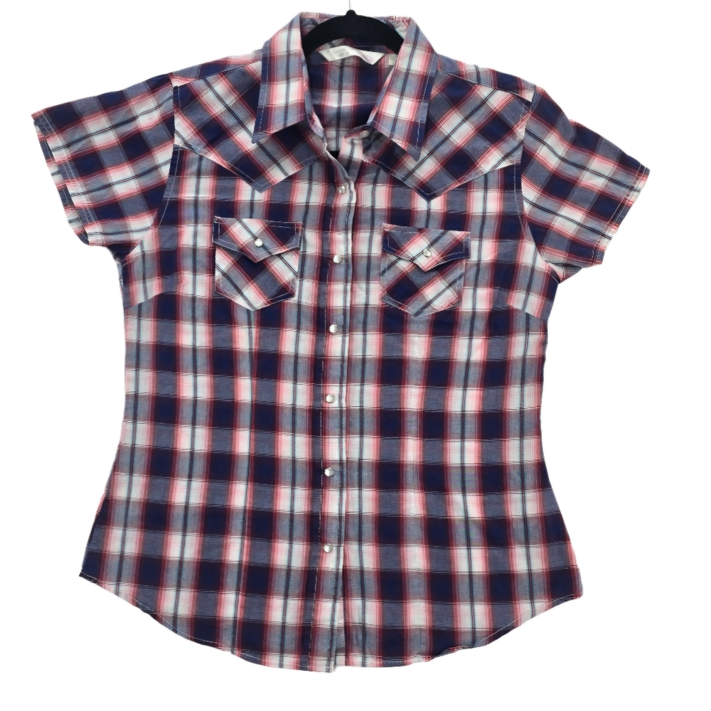 Cumberland Outfitters by ELY Womens Wester Button Down Shirt Womens Medium
